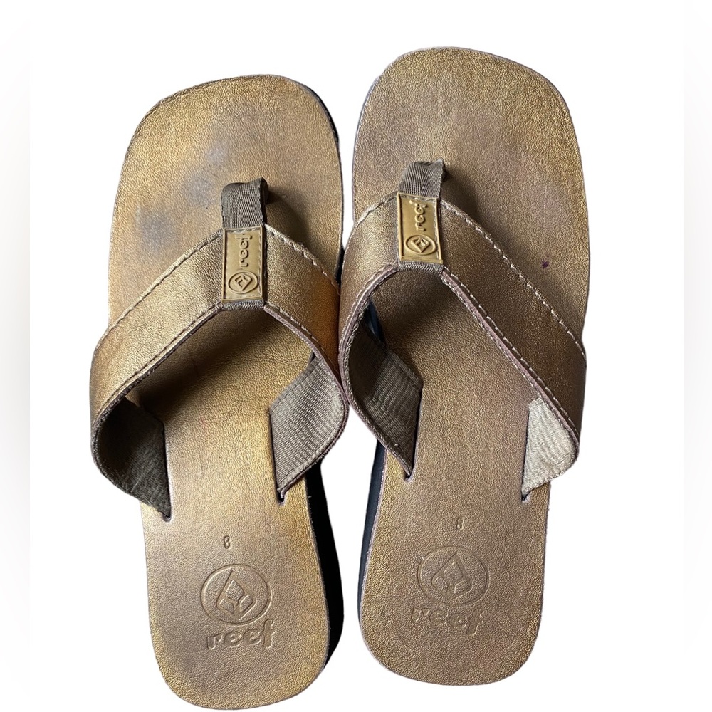 Ladies Reef wedge flip flops Size 8 - Picture 7 of 12